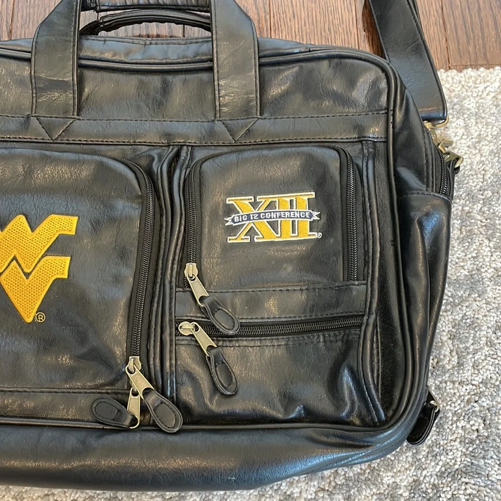 West Virginia university WVU big 12 conference briefcase - Picture 2 of 10